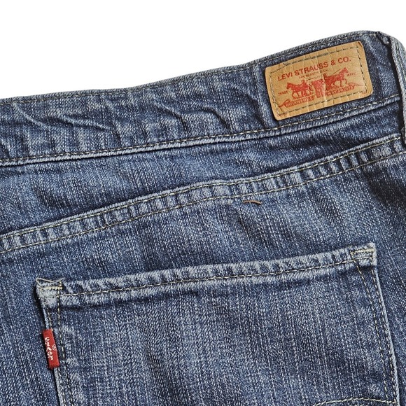 Levi Strauss & Co. Mid Rise Straight Leg Jeans Dark Wash‎ Denim 16M - Picture 8 of 16